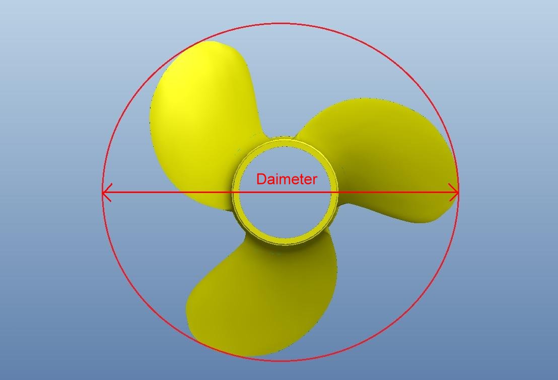 プロペラサイズ直径