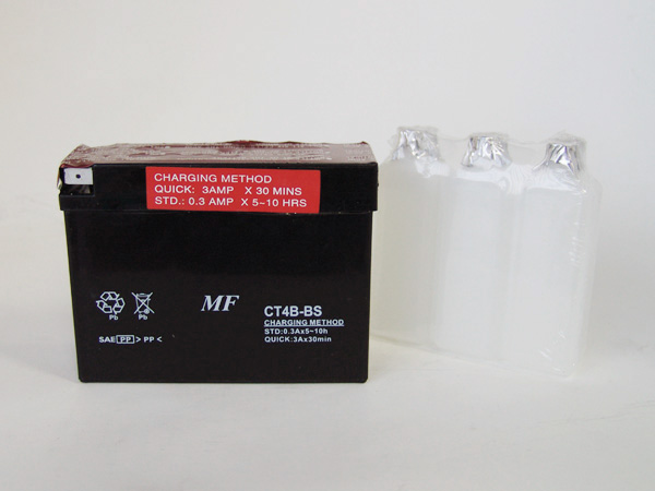 バイク用バッテリー CT4B-BS（4B-5互換）