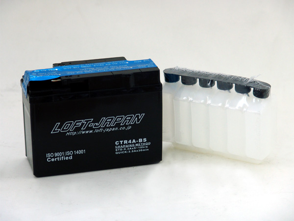 バイク用バッテリー CTR4A-BS（4A-5互換）