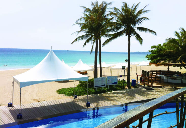 アルミ製タープテント